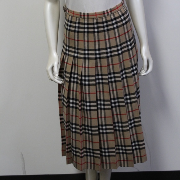Burberry Dresses & Skirts - COPY - Vintage Burberry Pleated Plaid Skirt